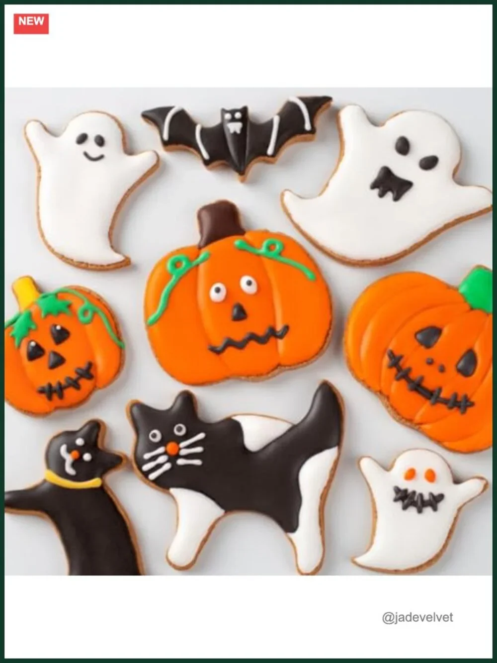 Halloween Cookie Cutters Set 12 Pc Stainless Steel Pumpkin Ghost Bat